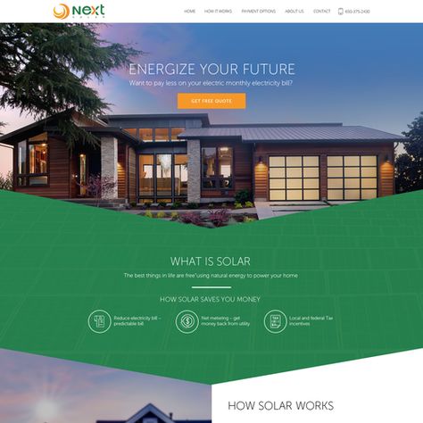 Stand Out Solar Energy Website Needed - Modern, Clean, Simple WordPress theme design contest winning#design#wordpress#alex Solar Website, Energy Website, Renewable Energy Design, Solar Energy Design, Blog Layout Design, Wordpress Theme Portfolio, News Web Design, Energy Logo, Business Website Design