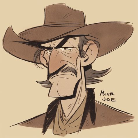 Beauty, Bad, Good and Ugly 😂 #wildwildwest #selfportrait #cowboy #westernportraits #western #wanted #wantedposter #cowgirl #cartoon #portrait #illustration #aiart #drawing #sketch Cowgirl Cartoon, Cowboy Cartoon, Cowboy Draw, Drawing Cartoon Characters, Cowboy Art, Cartoon Portrait, Drawing Cartoon, Cow Boy, Portrait Illustration