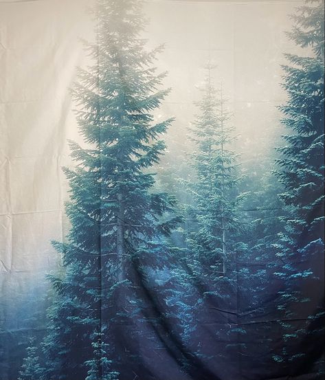 Tapestry of a foggy forest Goblincore Tapestry, Fairycore Tapestry, Starry Night Tapestry, Cottagecore Tapestries, Large Forest Tapestry, Forest Tapestry, Bedroom Wall Hangings, Landscape Fabric, Tapestry Art