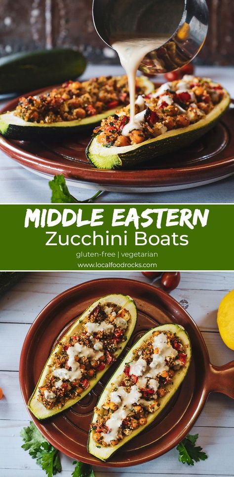 Middle Eastern Zucchini Recipes, Stuffed Zucchini Middle Eastern, Zucchini Boats Vegan, Vegetarian Stuffed Zucchini, Middle Eastern Stuffed Zucchini, Greek Stuffed Zucchini, Vegan Stuffed Zucchini Boats, Turkish Zucchini Recipes, Stuffed Zucchini Recipes Vegetarian