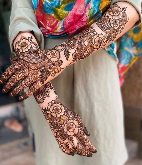 Khafif Mehndi Design, Eid Mehndi Designs, Mehndi Designs Bridal Hands, Rose Mehndi Designs, Engagement Mehndi Designs, Stylish Mehndi, Full Mehndi Designs, Stylish Mehndi Designs, Latest Bridal Mehndi Designs