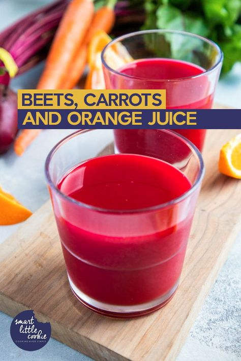 How To Make Beets, Orange Carrot Juice, Beets Carrots, Fruit Infused Water, Beet Juice, Carrot Juice, Natural Juices, Juicing Recipes, Orange Juice