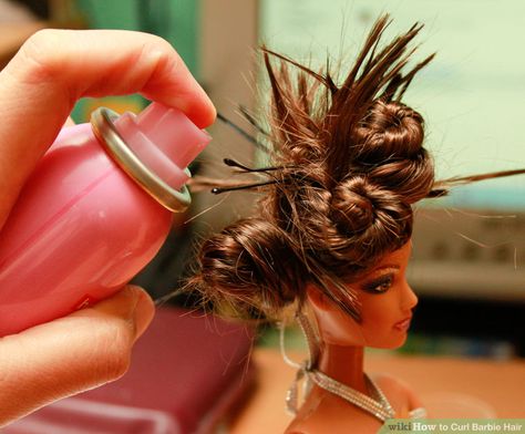 Using Curlers, Ways To Curl Your Hair, Barbie Doll Hairstyles, Hair Overnight, Hair Messy, Curl Your Hair, Barbie Family, Barbie Hair, Home Beauty Tips