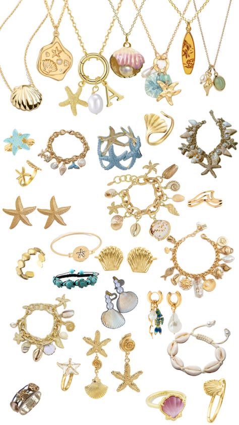 Jewellery Summer, Beachy Aesthetic, Summer Accessories, Beach Jewelry, Nautical, Quick Saves, Beach Jewellery