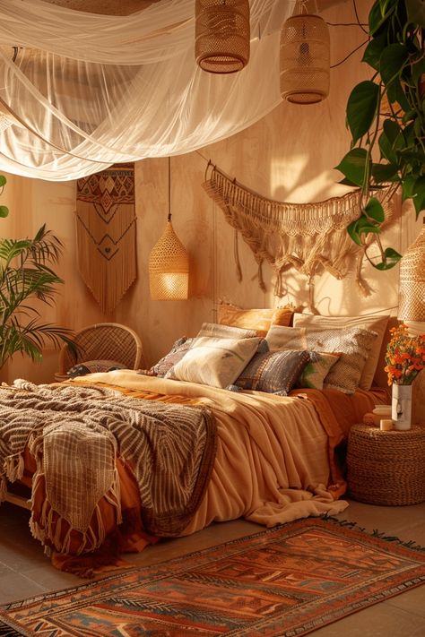 29 Jungle Themed Boho Bedroom Ideas 17