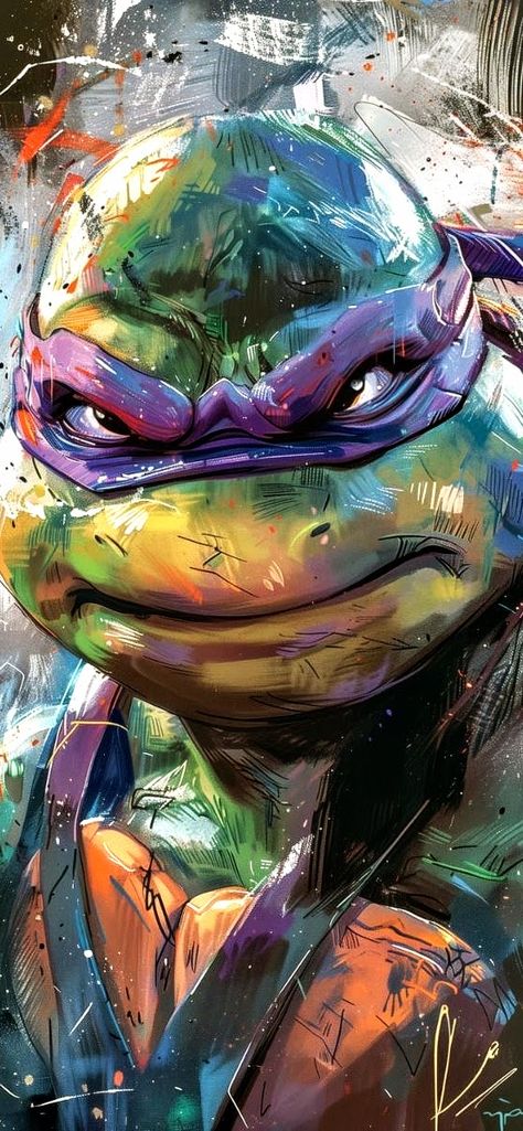 Superhero Drawing, Ninja Turtle Drawing, Snowboard Art, Donatello Ninja Turtle, Teenage Mutant Ninja Turtles Artwork, Ninja Turtles Artwork, Tmnt Artwork, Tmnt Art, Ninja Turtles Art