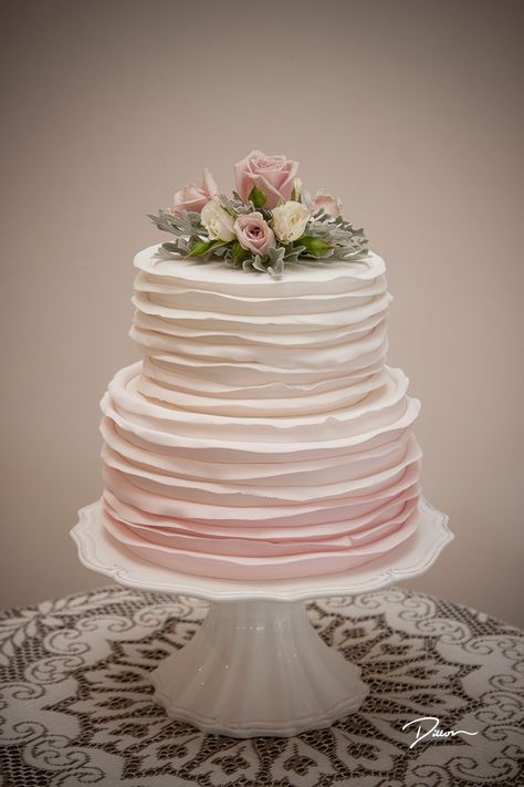 65th Birthday Cake For Women, Light Pink Cake, Tire Cake, 15th Birthday Cakes, Wedding Anniversary Cakes, Rustic Birthday, Small Wedding Cakes, Pink Birthday Cakes, Naked Cakes