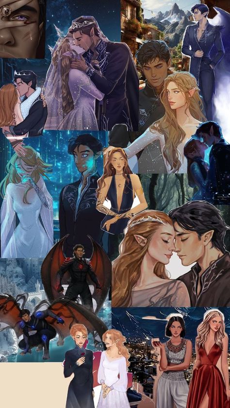 Feyre and Rhysand Feyre Acotar, Acotar Characters, Rhysand And Feyre, Acotar Fanart, Feyre And Rhysand, Five Hundred, A Court Of Mist And Fury, A Thousand Years, Book Genres