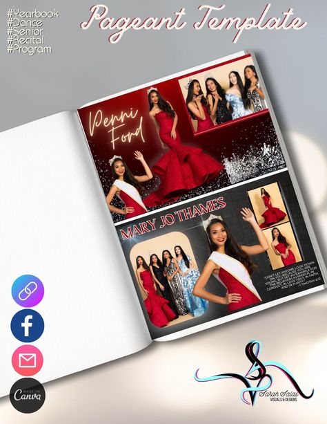 Ambassador Program Design, Pageant Poster Design Graphics, Pageant Questions And Answers, Program Proposal Template, Pageant Ad Page, Ads Template, I Have No One, Event Program, Program Template