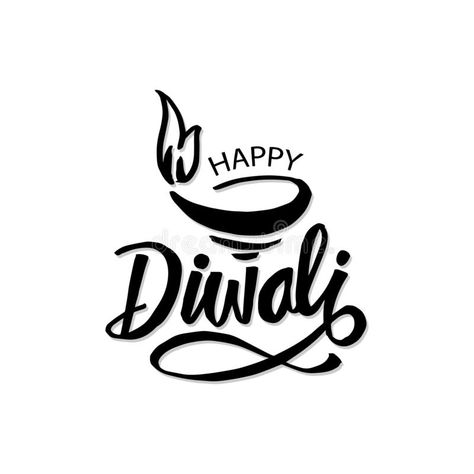 Happy Diwali hand lettering. Greeting card , #AFFILIATE, #hand, #Diwali, #Happy, #card, #Greeting #ad Happy Diwali Written In Calligraphy, Happy Diwali Calligraphy English, Happy Diwali Calligraphy, Diwali Calligraphy, Diwali Happy, Writing Fonts, Best Friend Gifs, Diwali Wishes, Greeting Card Illustration