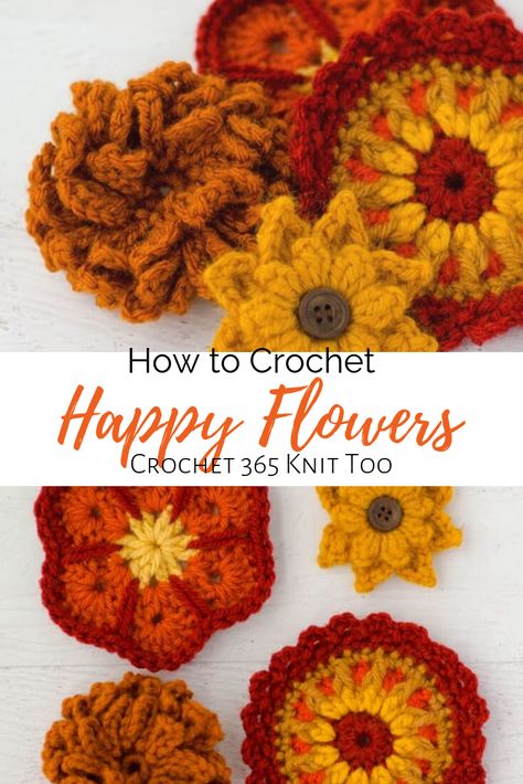 Fall Crochet Flowers, Crochet Fall Headband Pattern, Fall Flower Crochet Patterns, Crochet Mums Flower, Crochet Autumn Flowers, Crochet Fall Flowers Free Pattern, Crochet Flower Patterns Free, Fall Flower Wreath, Crochet Fall Flowers