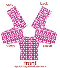 layout https://www.fanprint.com/stores/fight-club?ref=5750 Accessoires Barbie, Sewing Barbie Clothes, Barbie Sewing Patterns, T Shirt Pattern, Diy T Shirt, Barbie Doll Clothing Patterns, Diy Barbie Clothes, Doll Clothes Patterns Free, Barbie Dolls Diy