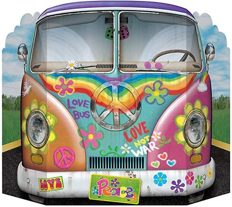 60s Theme, 1960s Party, Bus Photo, 60s Party, Hippie Birthday, Feelin Groovy, 60s Hippie, 70s Photos, Hippie Party