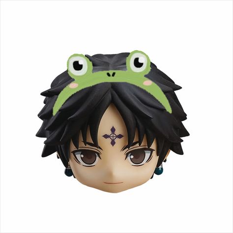 Chrollo Nendoroid, Hunter X Hunter Nendoroid, Hxh Nendoroid, Hunter X Hunter Chrollo, Nendoroid Icon, Iphone Contacts, Chrollo Lucilfer, Nendoroid Anime, Frog Hat