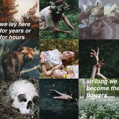 In a week Aesthetic mood board Hozier lyrics "We lay here for years or for hours....so long we become the flowers" In A Week Hozier Aesthetic, In A Week Hozier, Hozier Lyrics Aesthetic, Hozier In A Week, Hozier Lyrics, Week Aesthetic, Fae Aesthetic, Arabic Calligraphy Tattoo, Bog Man