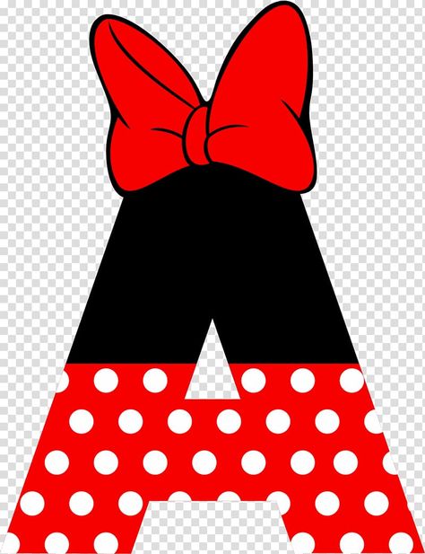 Minnie Mouse Letters, Minnie Mouse Pics, Mickey Mouse Letters, Mickey Mouse Illustration, Minnie Mouse Party Decorations, Minnie Mouse Balloons, Letter Png, Minnie Y Mickey Mouse, Minnie Mouse Invitations