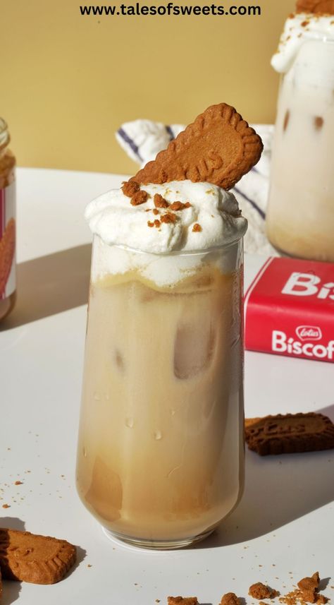 gluten free peach cobbler Biscoff Coffee, Biscoff Latte, Vegan Whipped Cream, Biscoff Spread, Creamy Coffee, Lotus Biscoff, Vanilla Syrup, Coconut Whipped Cream, Spread Recipes