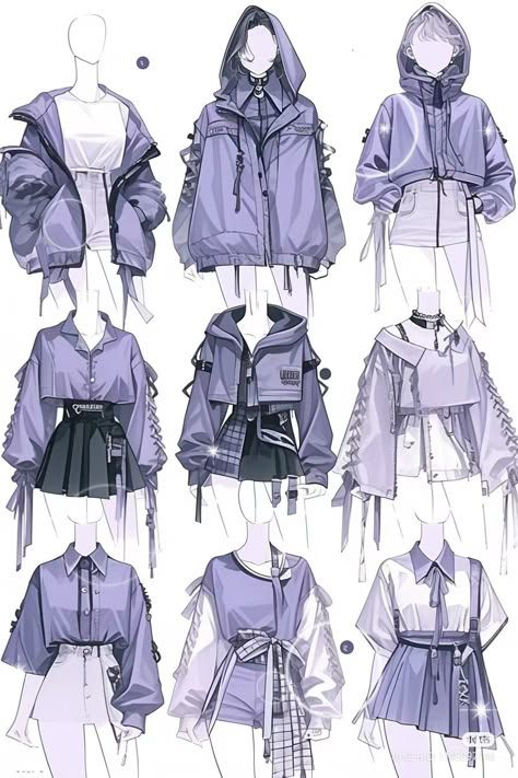 Aesthetic Clothes Drawing Reference, Oversized Clothes Drawing, Outfit Ideas For Drawing Female, Clothing Design Sketches Inspiration, Aesthetic Clothing Drawing, Manga Clothes Reference, Art Clothes Drawing, Aesthetic Outfits Drawing, Discover Style Ideas