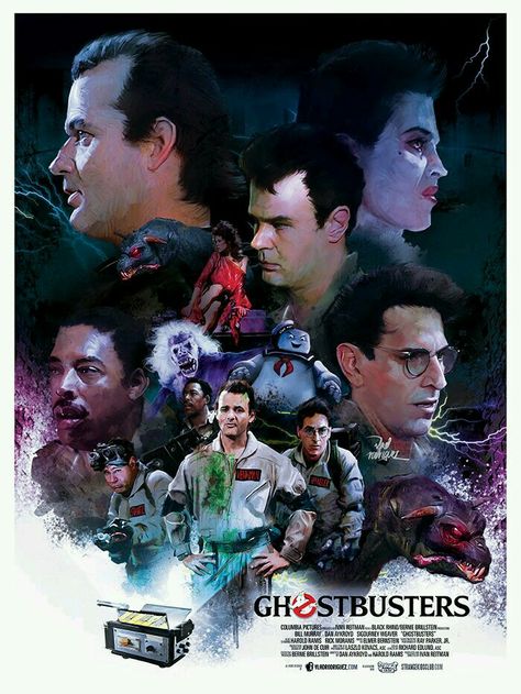 Ghostbusters poster art Ghostbusters Movie Poster, Ghostbusters Poster, Ghostbusters 1, Original Ghostbusters, Ghostbusters 1984, Ghostbusters Movie, Cinema Art, Sigourney Weaver, The Real Ghostbusters