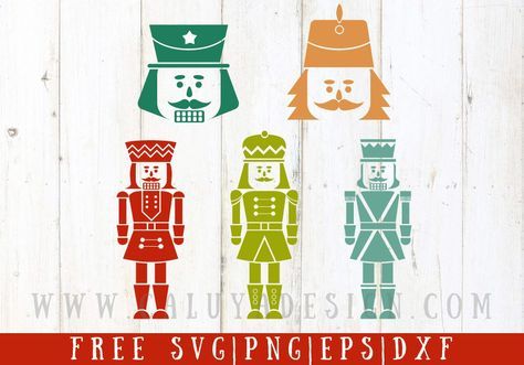 Nutcracker Svg, Nutcracker Party, Cricut Christmas Ideas, Christmas Typography, Reindeer Face, Christmas Cut Files, Free Svgs, Cricut Christmas, Christmas Svg Files