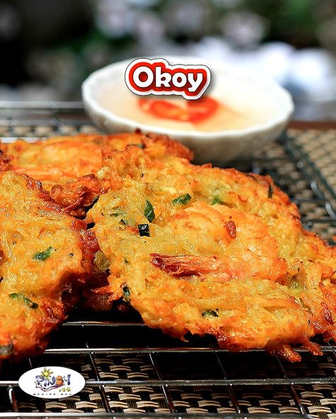 Ukoy Recipe, Okoy Recipe, Filipino Appetizers, Shrimp Fritters, Easy Filipino Recipes, Pinoy Recipe, Philippines Recipes, Filipino Dish, Philippines Food