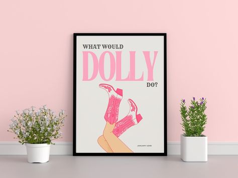 Dolly Parton Room Aesthetic, Dolly Parton Bedroom, Dolly Parton Bathroom, Dolly Parton Nursery Theme, Dolly Parton Home Decor, Dolly Parton Decor, Dolly Parton Art, Dolly Parton Room Decor, What Would Dolly Do