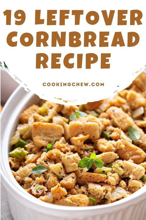 Leftover Corn Muffin Recipes, Food To Eat With Cornbread, Things To Do With Leftover Cornbread, Leftover Cornbread Stuffing Recipes, Uses For Cornbread, Ways To Use Leftover Cornbread, Leftover Cornbread Breakfast, Uses For Leftover Cornbread, How To Use Leftover Cornbread