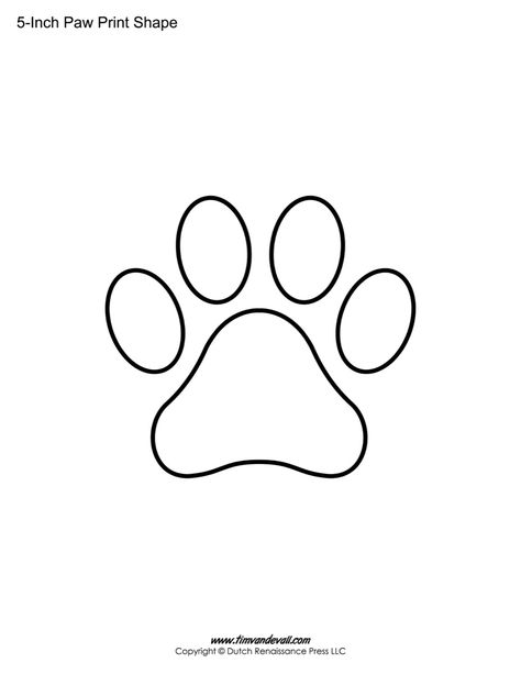 Paw print shape Dog Paw Print Tattoo Stencil, Cartoon Paw Print, Paw Print Line Drawing, Dogs Paw Drawing, How To Draw Paw Prints, Dog Paw Template Free Printable, Dog Paw Drawing Easy, Cat Paw Print Drawing, How To Draw A Paw Print