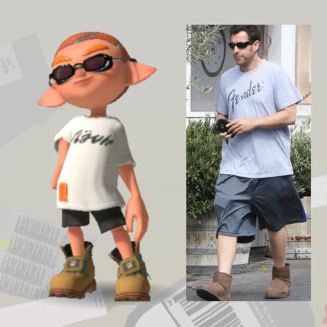 I wish id have the uggs, so it could be way more accurate- but I dont D: Adam Sandler, Splatoon, Outfit Inspo, Pins