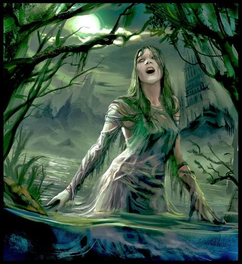 Realms of Chirak: B/X D&D Month V: the Rusalka Slavic Mythology, Slavic Folklore, World Mythology, Oh My Goddess, Halloween Music, Legends And Myths, Legendary Creature, Mythological Creatures, Mystical Creatures