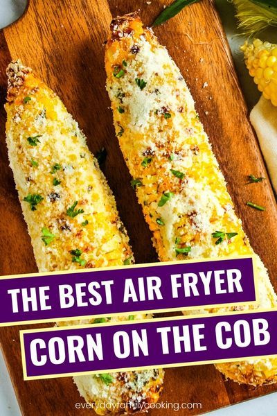 Air Fryer Sweet Corn On The Cob, Cajun Corn On The Cob Air Fryer, Airfryer Corn On The Cob, Air Fryer Corn On The Cob, Best Corn On The Cob Recipe, Easy Corn On The Cob, Corn Recipes Cob, Cooking Sweet Corn, Air Fryer Corn