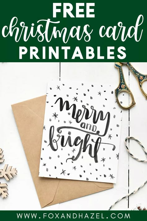 Christmas Card Printable Free, Christmas Cards Printable Free, Christmas Card Templates Free Printable, Free Christmas Card Printables, Free Christmas Card Template, Christmas Cards Free Printable, Christmas Font Design, Free Christmas Cards, Happy New Year Font