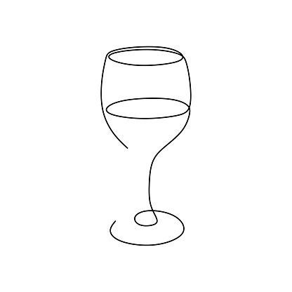 Wine Glass Line Drawing, Wine Inspired Tattoo, Wein Glas Tattoo, Wine Glasses Tattoo, Wine Tattoo Ideas, Wine Glass Line Art, Wine Glass Tattoo, Pair Tattoos, Wine Tattoo