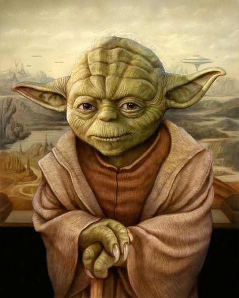 Pebble Pot, Yoda Artwork, Star Wars Canvas Art, Star Wars Painting, Yoda Wallpaper, Master Yoda, Dark Vador, Arte Dc Comics, Star Wars Artwork