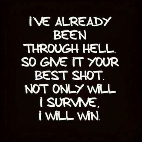 Hell Quotes, Winning Quotes, I'm Still Here, I Survived, I Win, Real Talk, The Words, Wisdom Quotes, True Quotes