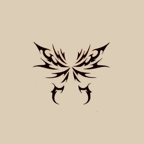 Spike Butterfly Tattoo, Cybersigilism Butterfly, Patch Tattoo Ideas, Pumpkin Tattoo, Grunge Tattoo, Sharpie Tattoos, Clever Tattoos, Tattoo Templates, Tatuaje A Color