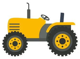 Cartoon tractor Royalty Free Vector Image - VectorStock Tractor Cartoon, Tractor Vector, Cartoon Tractor, Cartoons Png, Car Drawings, Animated Images, Free Vector Images, Tractor, Png Images