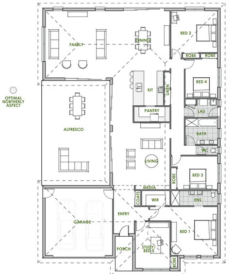 Simpson - Energy Efficient Home Design - Green Homes Australia Sustainable House Design Floor Plans, Passive House Plans, Energy Efficient House Design, Eco House Plans, Energy Efficient House Plans, Energy Efficient House, Modern Eco Friendly Home, Beach House Flooring, House Plans Australia