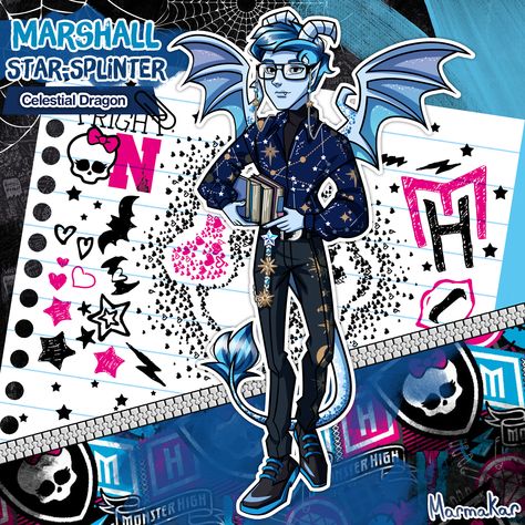 Monster High Oc, Calling All The Monsters, Monster High Boys, Mad Father, Arte Monster High, Creepy Horror, Monster High Art, Monster High Characters, Doll Repaint