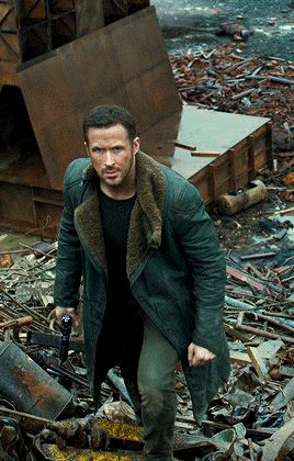 Blade Runner Jacket, Blade Runner Aesthetic, Blade Runner Fashion, Ryan Gosling Blade Runner, Bladerunner 2049, Gangster Outfit, The Professional Movie, Blade Runner Art, Rick Deckard