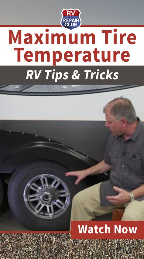 We recently received a question from a member in regard to their RV’s tires. They asked whether there was a maximum RV tire temperature that their tires should not exceed when in operation on the road. In this free lesson, RV expert Dave Solberg answers the member’s question, and gives a few helpful tips on maintaining RV tires so that they remain in proper working order and achieve their maximal lifespan. Diy Trailer, Camper Maintenance, Rv Repair, Rv Maintenance, Rv Tips, Rv Tires, Solar Energy Panels, Rv Hacks, Rv Ideas