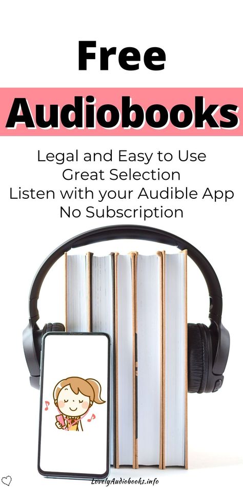 Audio Books Free Audiobook Website, Free Audio Books Apps, Free Audio Books, Romance Audiobooks, Library Work, Free Audiobooks, Best Audiobooks, Ebooks Free Books, Long Books