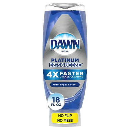 Dawn EZ-Squeeze bottle, there's no flip and no mess. The EZ-Squeeze bottle makes dishwashing fast and easy. Plus, Dawn's powerful formula makes for the Easiest, Squeeziest, Tackle your greasiest clean. From the first squeeze to the last, you'll never worry about wasting a drop with Dawn's new EZ-Squeeze bottle. No matter what you've got cooking in the kitchen, Dawn dishwashing liquid dish soap will leave your dishes squeaky clean every time. Get your ultimate clean and be the kitchen hero with t Dawn Platinum, Rain Scent, Grease Cleaner, Dawn Dishwashing Liquid, Laundry Stains, Neutrogena Makeup, Smoothie Healthy, Dawn Dish Soap, Liquid Dish Soap