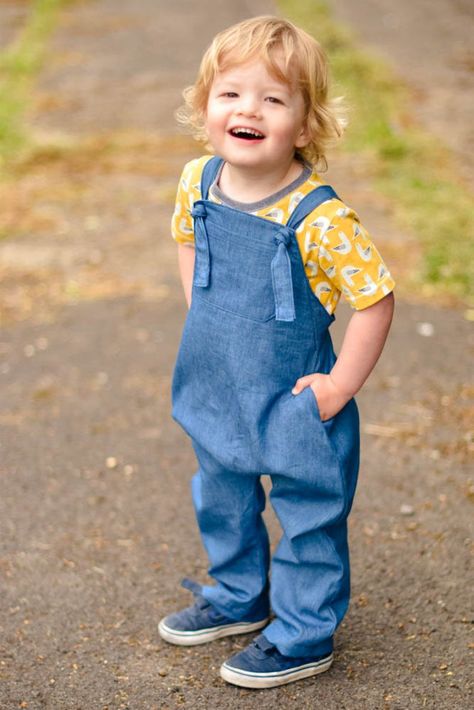 MBJM Wild and Free Dungarees Overalls Downloadable pdf | Etsy Style Dungarees, Overall Pattern, Boy Sewing, Sewing Projects Clothes, Kids Overalls, Sewing Bee, Cloth Nappies, Baby Sewing Patterns, Sewing Patterns For Kids