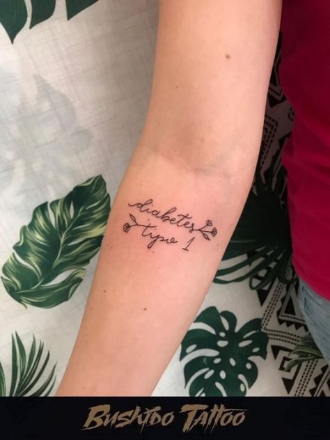 T1d Tattoo, Cowboy Tattoos, Medical Tattoo, Dream Tattoos, Simplistic Tattoos, Word Tattoos, Fine Line Tattoos, Matching Tattoos, Line Tattoos