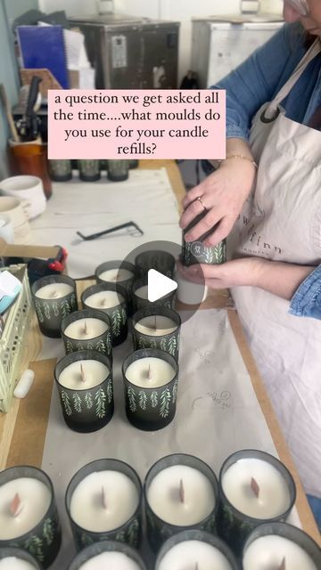 Willow & Finn | Luxury Refillable Candles | Botanical Wellbeing on Instagram: "With the right wax it’s just so much easier to pop out the refills from the glass jar. We tried silicon moulds but they’re expensive, not easily recyclable and difficult to remove from. I have to say, it’s also strangely satisfying to just tap and the candle pops out 😊  #wholeliving  #sustainablegifts  #ethicalproducts  #reusablepackaging  #ourplanetourhome  #ecoliving  #wellnesslifestyle #handmadecandle  #handmadecandles #refillablecandles" Expensive Candles, Reusable Packaging, Eco Living, Sustainable Gifts, Pop Out, The Glass, Handmade Candles, Glass Jar, Alchemy