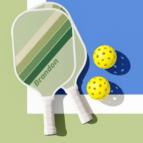 Pickleball Paddles, Pickleball, Created By, Rainbow, Stars