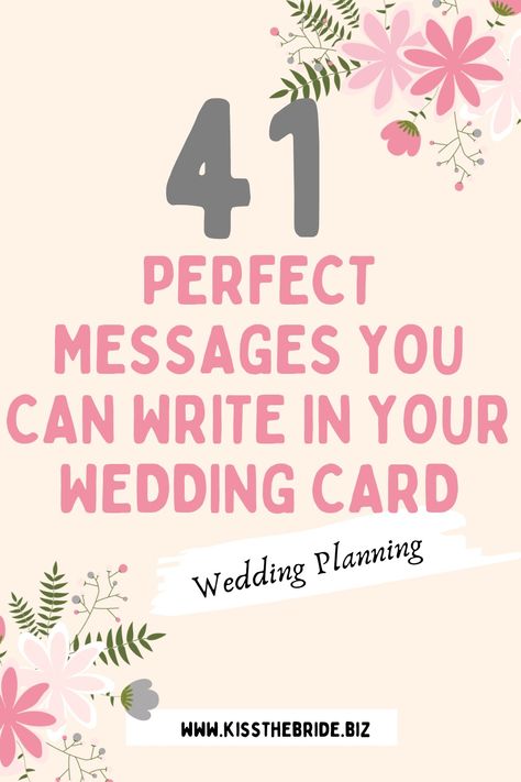 Wedding Card Writing Ideas, Wedding Shower Cards Sayings, Messages For Wedding Cards, Wedding Card Verses Messages, Wedding Notes From Guests Messages, Words For Wedding Cards, Wedding Card Diy Ideas, Message For Wedding Card, Quotes Wedding Wishes