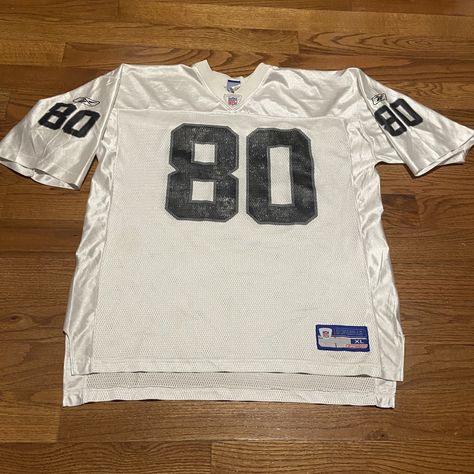 Randy Moss, Jerry Rice, Vintage Reebok, Vintage Football, Oakland Raiders, Football Jersey, Football Jerseys, Comfy Outfits, Streetwear Fashion