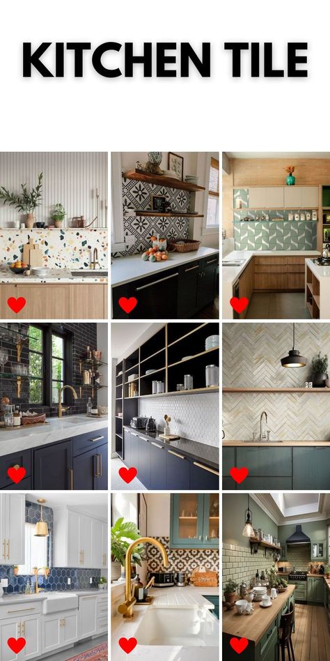 Stay ahead of kitchen trends with our latest tile collections. From classic subway tiles to playful terrazzo, find the perfect style for your space Latest Kitchen Tiles Design, Kitchen Tile Designs, Modern Kitchen Tiles Design, Chic Modern Kitchen, Kitchen Tile Ideas, Classic Backsplash, Terrazzo Kitchen, Modern Kitchen Tiles, Glossy Kitchen